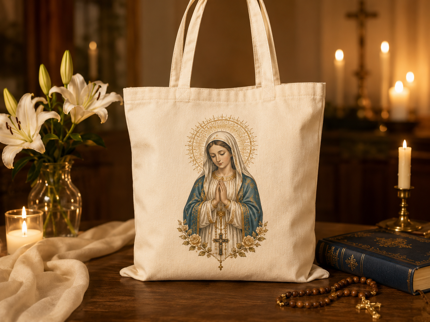 Catholic Tote Bags